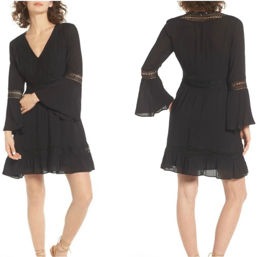 Rebecca Minkoff Boho Black Dress